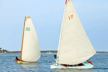 NASSAU, The Bahamas -- The Sir Durward Knowles Junior National Sailing Championship: Day One -- of sailing Class E, and Opening Ceremony, Thursday, February 20, 2025 at Montagu Bay.