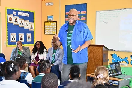 Children of Fresh Creek Primary School, Andros, recognize World Wetlands Day