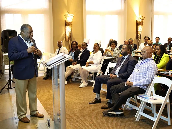 Minister Moxey applauds the new healthcare investment in GB