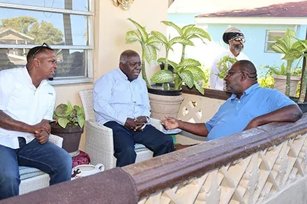 Prime Minister Davis Tours Nassau Village and its Community Centre Under Construction