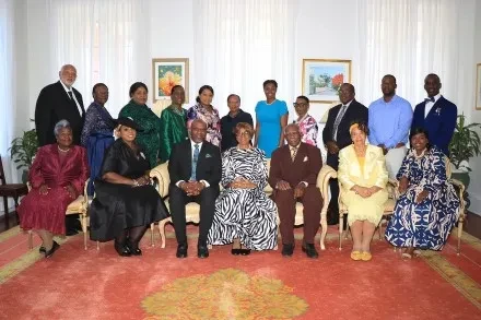 Executive members of Golden Gates Native Baptist Church pay a courtesy call on the Governor General Executive members of Golden Gates Native Baptist Church pay a courtesy call on the Governor General