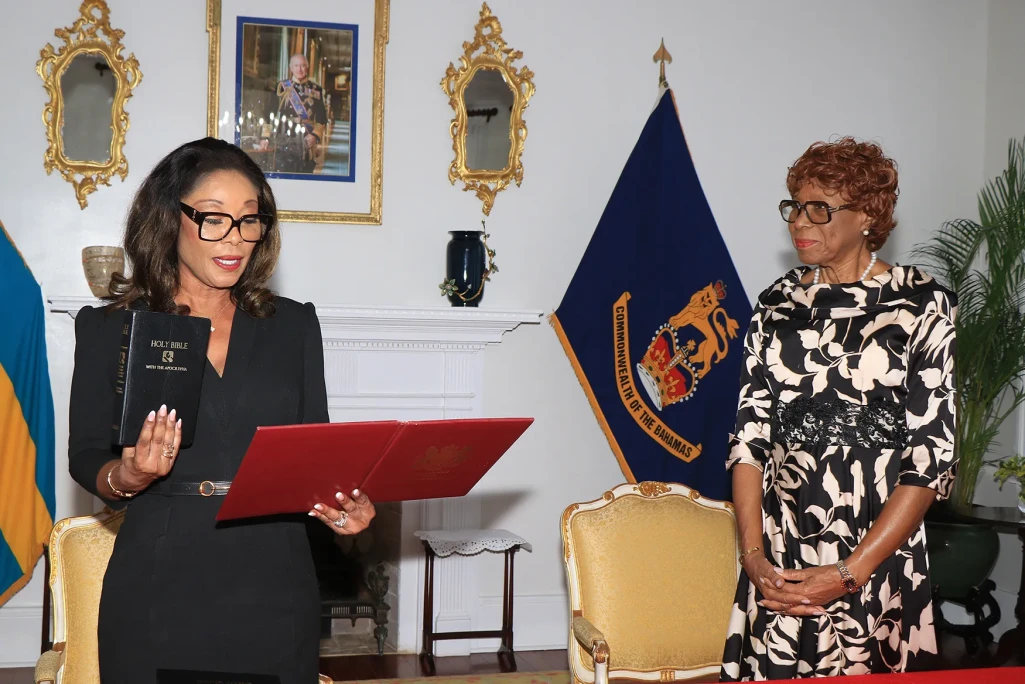 Subusola Swain, sworn in as Vice-President of the Bahamas Industrial Tribunal Subusola Swain, sworn in as Vice-President of the Bahamas Industrial Tribunal