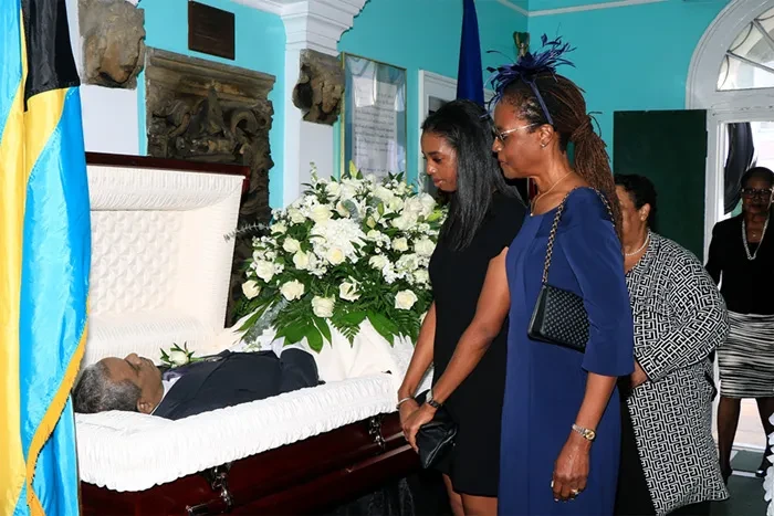 Family of the Late Philip Galanis pay last respects at Lie-in-State