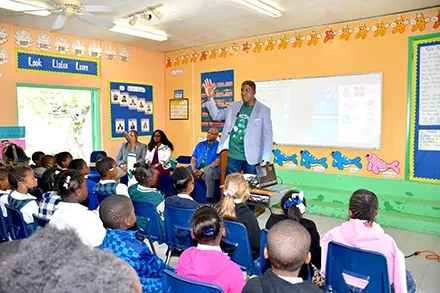 Children of Fresh Creek Primary School, Andros, recognize World Wetlands Day