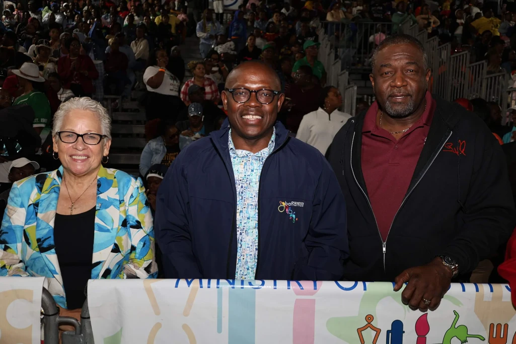 PM Davis and Cabinet Ministers join in with thousands to cheer on the 2025 Junior Junkanoo Parade