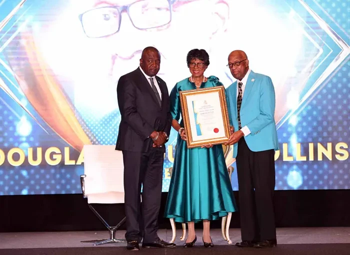 Dame Cynthia Pratt presented the honours at the National Sports Hall of Fame Ceremony Dame Cynthia Pratt presented the honours at the National Sports Hall of Fame Ceremony