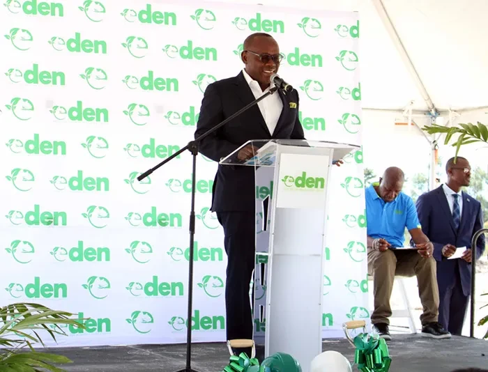 Groundbreaking for Eden Recycling and Manufacturing - promoting a greener environment