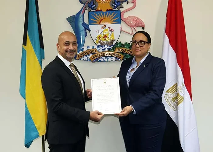 Egypt's Ambassador-Designate pays a courtesy call at the Ministry of Foreign Affairs