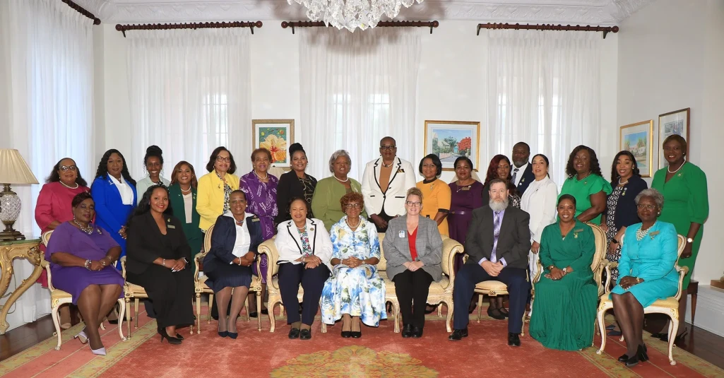Pilot Club members pay a courtesy call on the Governor General