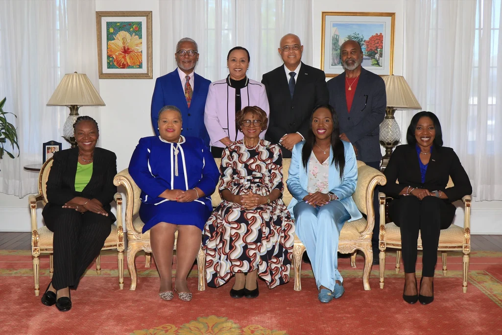 Cancer Society executives pay a courtesy call on the Governor General