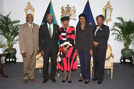 Bahamas Teacher's College Class of 1972 paid a courtesy call at the Office of the Governor General