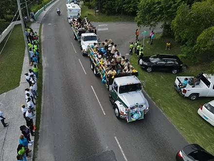 Colour, Pageantry of the Public Service Week Float Parade