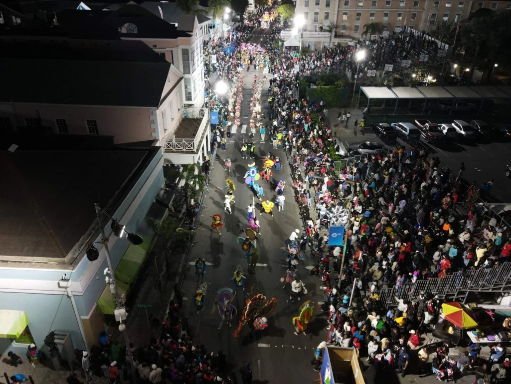PM Davis and Cabinet Ministers join in with thousands to cheer on the 2025 Junior Junkanoo Parade