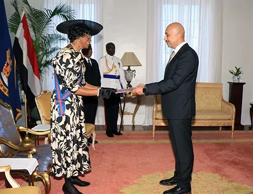 Ambassador of Egypt presented Credentials to the Governor General