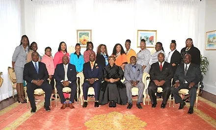 Executives of the Boys & Girls Club of The Bahamas pay a courtesy call on the Governor General