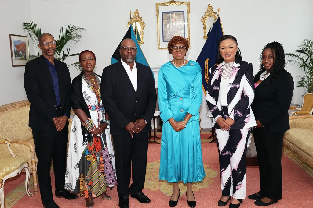 Genesis Junkanoo Group has courtesy call at Government House
