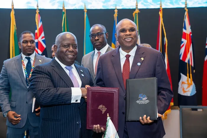 Prime Minister Davis Signs $200 Million Infrastructure Agreement with Afreximbank - Office of the Prime Minister