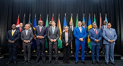 Prime Minister Davis tackles Climate Finance and Haiti at Canada CARICOM Summit