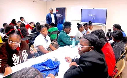 H.E. Leon Williams encourages Urban Renewal Boot Camp participants to pursue cybersecurity careers