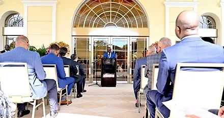 At hotel's re-opening, PM Davis says that the British Colonial name signals a ‘grand tradition’ of tourism