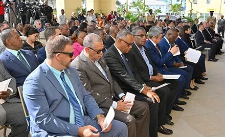 At hotel's re-opening, PM Davis says that the British Colonial name signals a ‘grand tradition’ of tourism