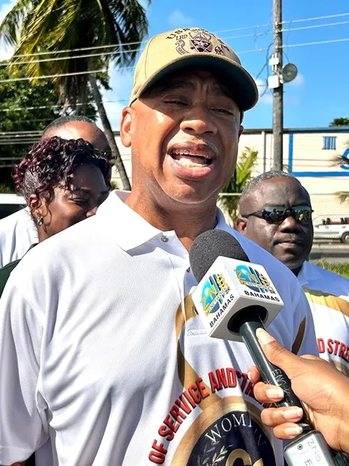 Police Women Hold a Food & Clothing Drive at Windsor Park