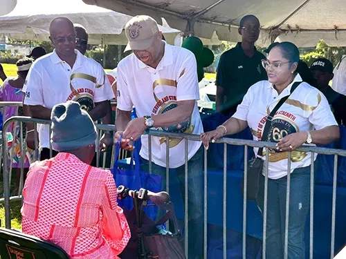 Police Women Hold a Food & Clothing Drive at Windsor Park