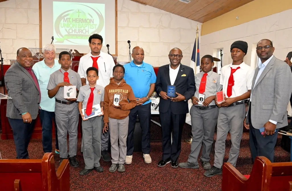 DPM Cooper advises male L.N. Coakley students - in self-building, envision your blueprint, put in the effort and stick to the plan