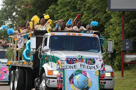 Colour, Pageantry of the Public Service Week Float Parade