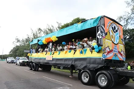 Colour, Pageantry of the Public Service Week Float Parade