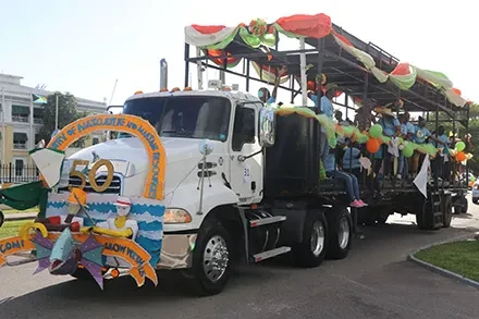 Colour, Pageantry of the Public Service Week Float Parade