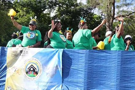 Colour, Pageantry of the Public Service Week Float Parade