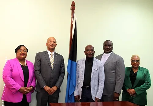 US Talk Show Host and Entrepreneur, Armstrong Williams pays a courtesy call on the Minister of Social Services, Information and Broadcasting