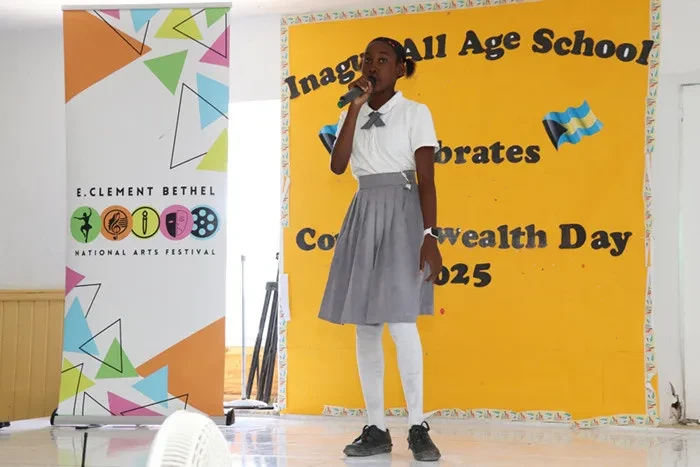 Inagua All Age School students take to the stage in the E. Clement Bethel National Arts Festival
