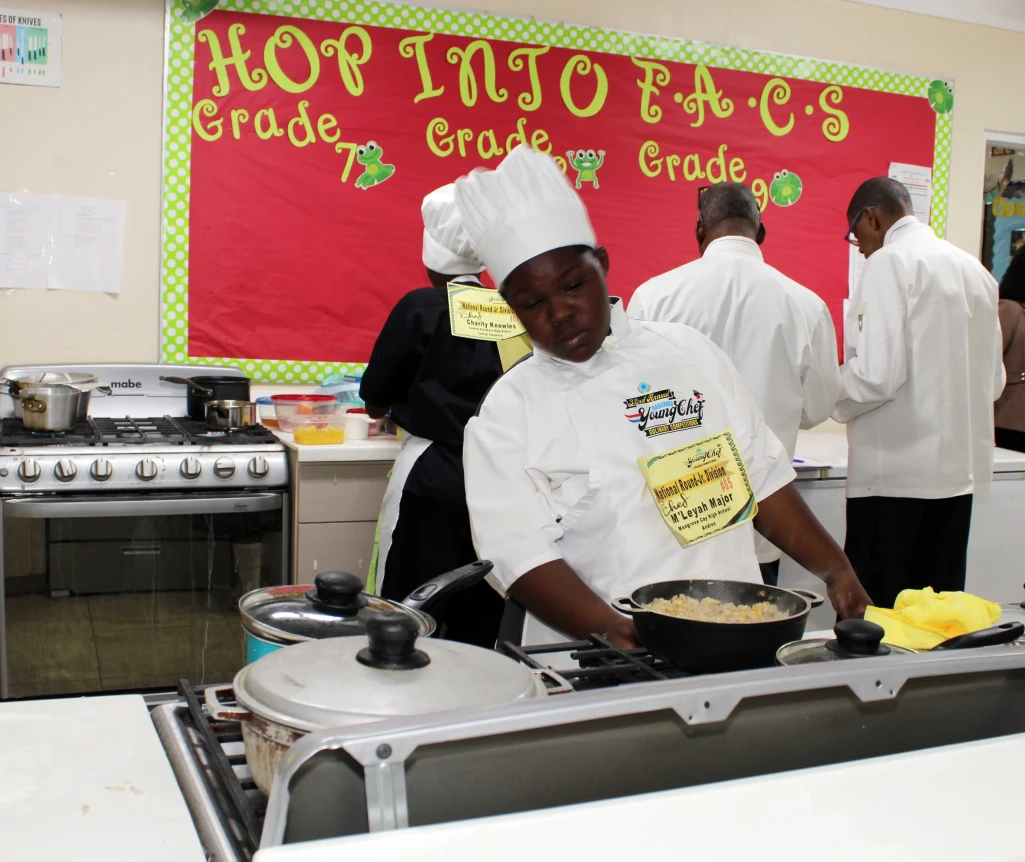 Junior Division Young Chef Culinary Student Competitors Overcome Nerves
