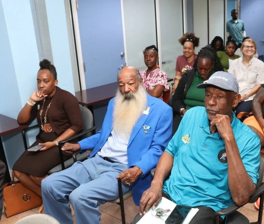 Schools and Stakeholders cheer on the picking of the 2025 Junior Junkanoo order of entry