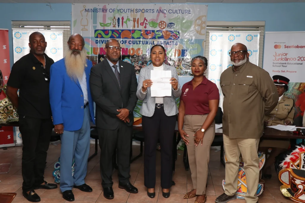 Schools and Stakeholders cheer on the picking of the 2025 Junior Junkanoo order of entry