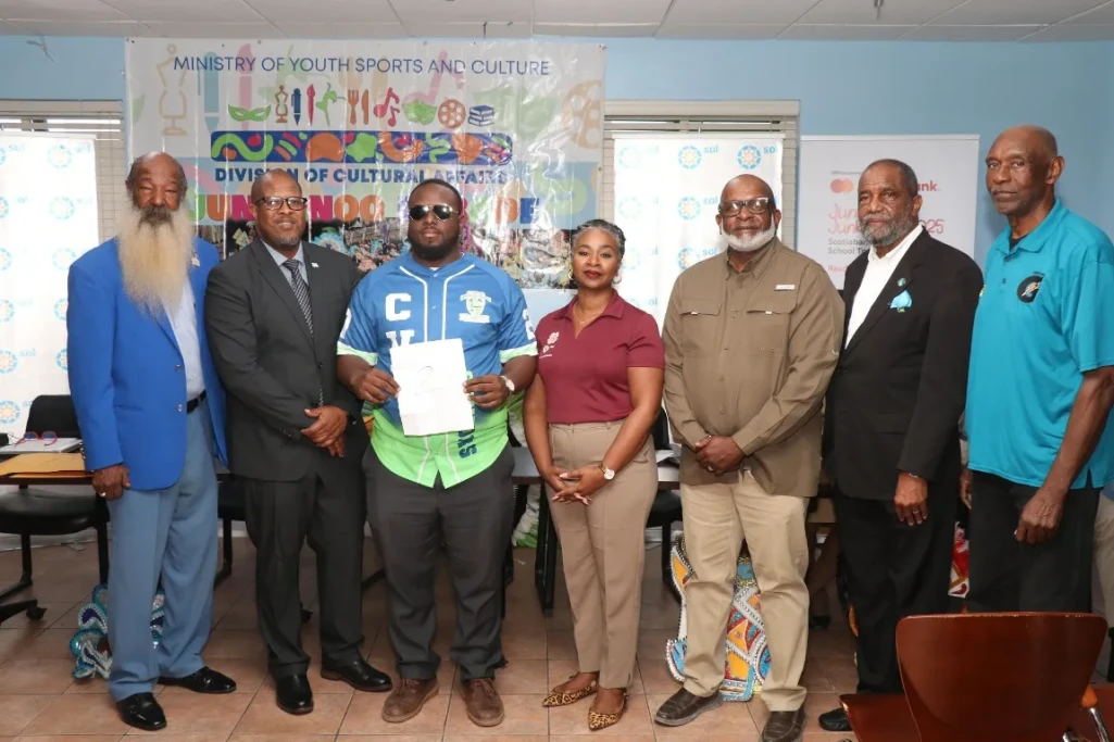 Schools and Stakeholders cheer on the picking of the 2025 Junior Junkanoo order of entry