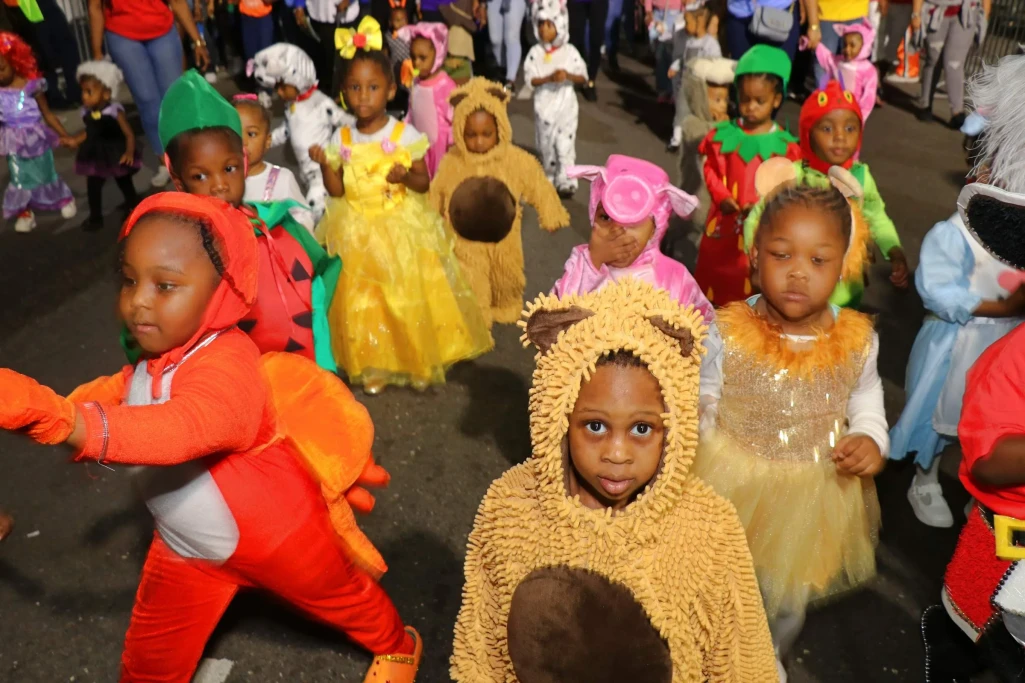 PM Davis and Cabinet Ministers join in with thousands to cheer on the 2025 Junior Junkanoo Parade