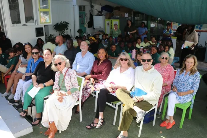 National Arts Festival -- Harbour Island Green School students, cheered on