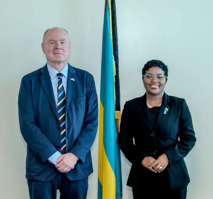 The Ambassador of Sweden to the Caribbean pays a courtesy call on Minister of Energy and Transport