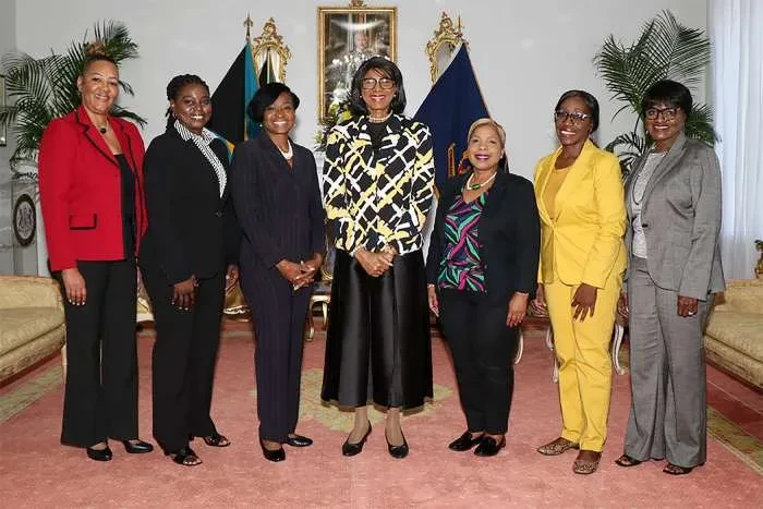 Members of Menopause Ambassadors pay a courtesy call on the Governor General