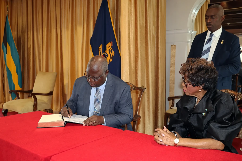 Justice Milton Evans, sworn in as President of the Court of Appeal