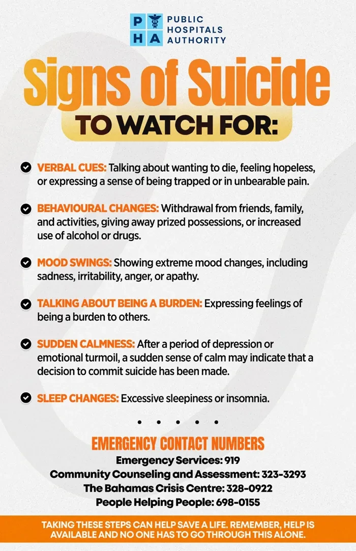 Public Hospitals Authority and Sandilands Rehabilitation Centre Announce Suicide Prevention "Orange Alert" Day