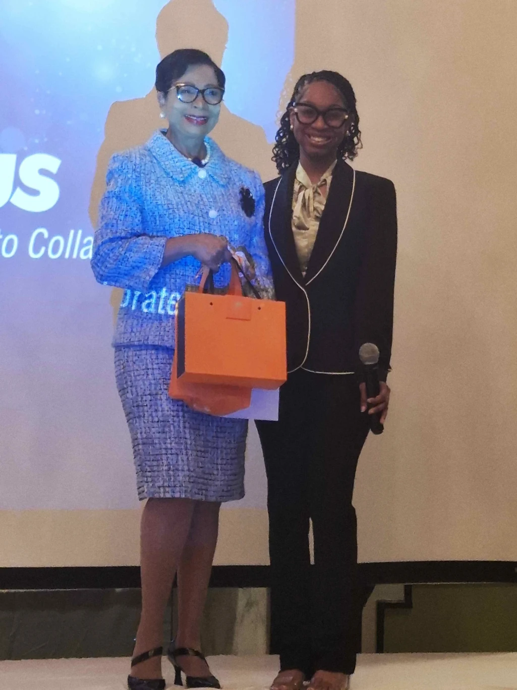 Presentation to Mrs. Davis