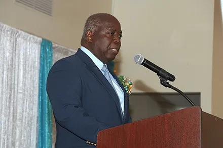 Prime Minister and Minister of Finance the Hon. Philip Davis takes part in the Official Launch of the Urban Renewal Authority, on February 17, 2025, at St. Joseph’s Catholic Church Hall.
