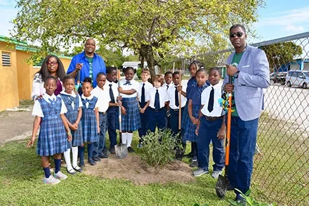 Children of Fresh Creek Primary School, Andros, recognize World Wetlands Day