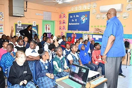 Children of Fresh Creek Primary School, Andros, recognize World Wetlands Day