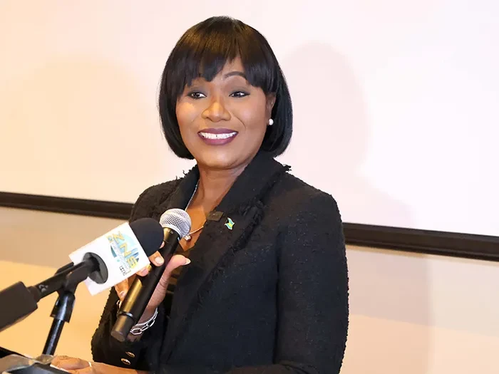 HEALTH CONCLAVE – Minister for Grand Bahama, the Hon. Ginger Moxey addressed healthcare professionals gathered at Pelican Bay on November 7, 2024 for the opening of the 2024 Grand Bahama Medical and Dental Association Conference.  (BIS Photos/Andrew Miller)