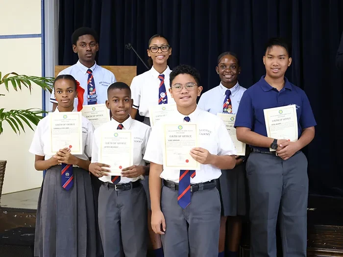NEW LEADERS SWORN IN – Newly-elected councillors took the oath on Tuesday, November 12, marking the official start of the 2024 Local Government Junior Council Programme on Grand Bahama Island as they prepare to lead and make an impact in their communities.